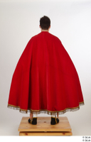  Photos Man in Historical Dress 28 16th century a poses red cloak whole body 0005.jpg